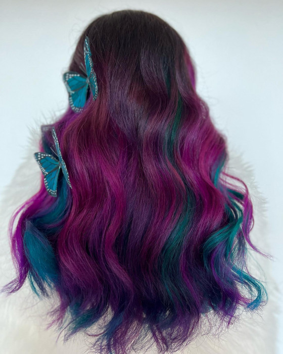 20 Incredible Galaxy Hair Color Ideas to Complete Your Look - Hairstylery