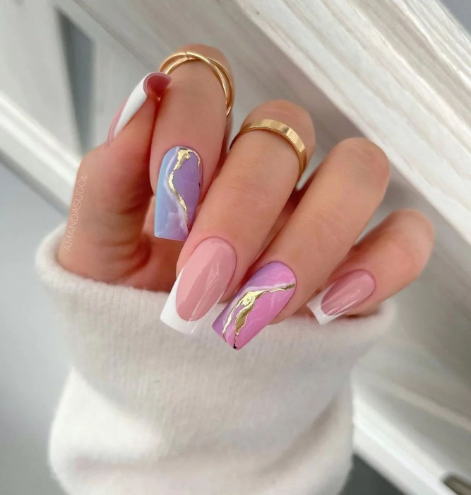 28 Amazing Square Nail Ideas for Elegant Vibes - Hairstylery