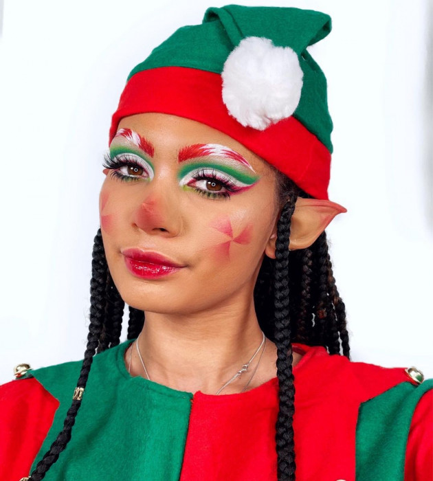 37 Different Christmas Makeup Looks for this Holiday Season - Hairstylery