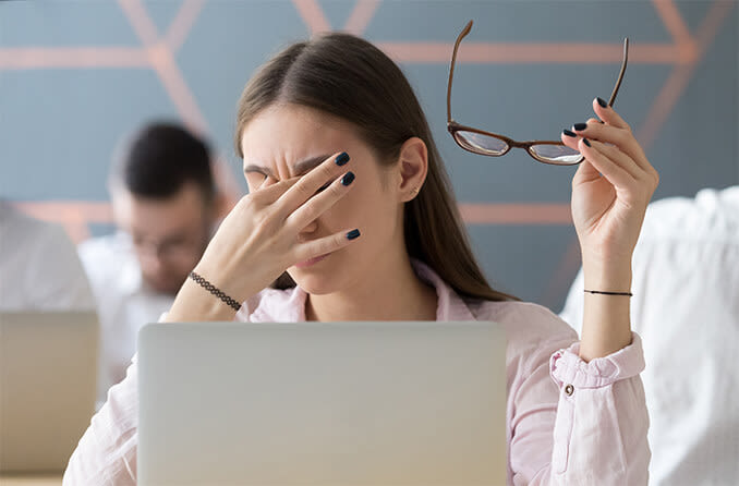 What are the Symptoms of Eye Strain and the Treatment for Eye Strain?